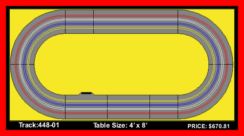 448-01new 8 foot slot car track